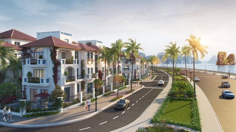 Phối cảnh biệt thự Sun Elite City Hạ Long